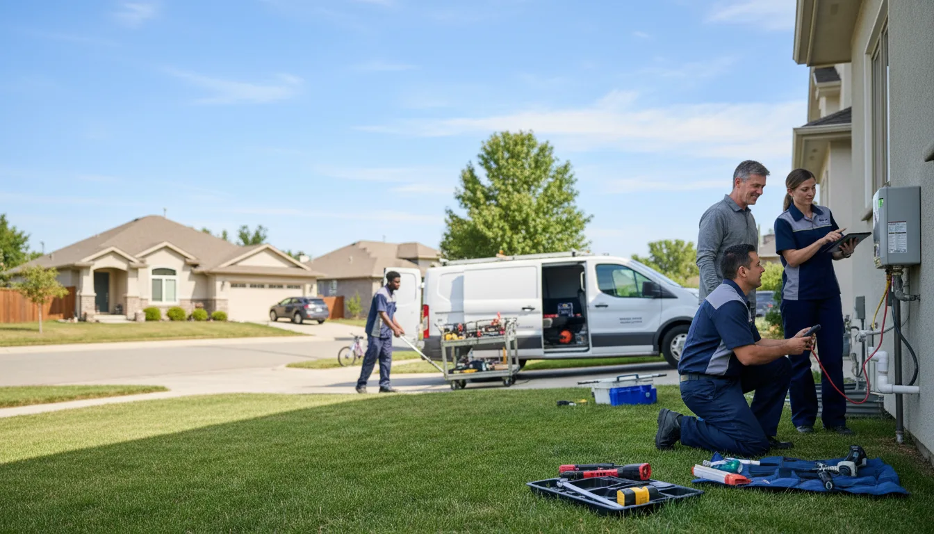 Tankless water heater service in Pledger, TX